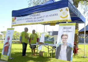 Stand de l'association Le Liseron