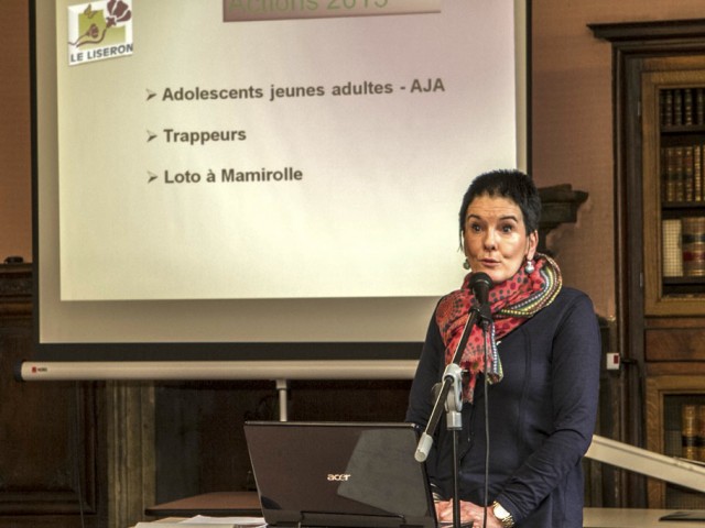 Pierrette Dornier pour le survol du Mont Blanc avec laéroclub de Pontarlier.