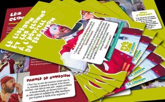 édition plaquette clowns à l'hôpital